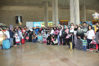 بالصور: بعثة طلاب الثانوية الشاملة تعود إلى البلاد بعد زيارة الولايات المتحدة الأمريكية